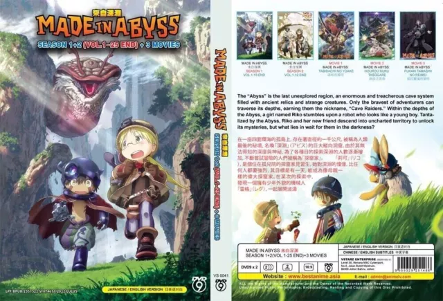 Made in Abyss Volume 1-3 Set Akihito Tsukushi Japanese Manga Anime