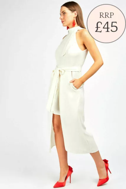 River island boucle shift dress sales in ivory