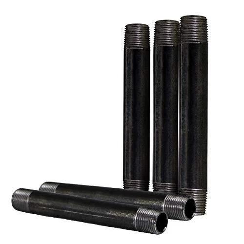 Supply Giant OQCM1511-5 Steel Nipple Pipe Black 1-1/2 in. x 11 5 Pack