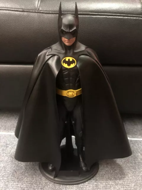 1/6 Custom Batman 1989 Leather Black Cape for Batman DX09 Action Figure 1/6 Custom Batman 1989 Leather Black Cape for Batman DX09 Action Figure