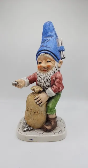 Goebel Co-Boy Gnome Elf UTZ the Banker Well 513 West Germany 1970 Figure *MINT*