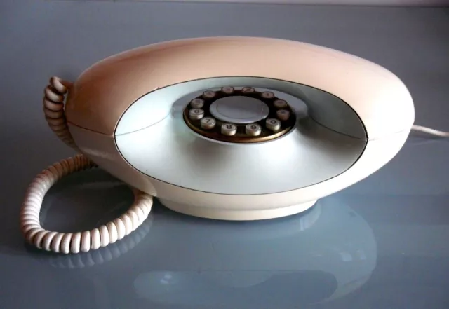 Telcer Telefonia Rotary Phone Aladin Telcer  Vintage Telefono 1960