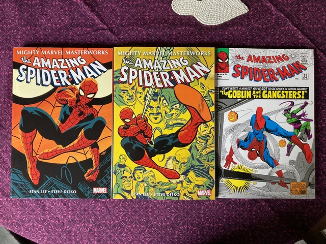 Mighty Marvel Masterworks Amazing Spider-Man vol. 1 2 3 Lee Ditko NEW Cho cover