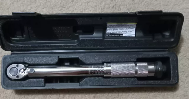 PITTSBURGH PRO 63881 1/4 In. Drive Click Type Torque Wrench