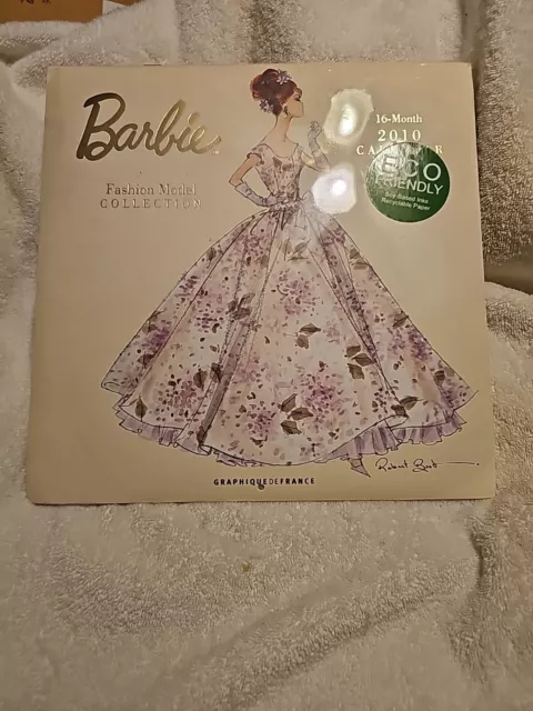 Barbie Fashion Model Collection 16 Month 2010 Calendar Robert Best GRAPHIQUE