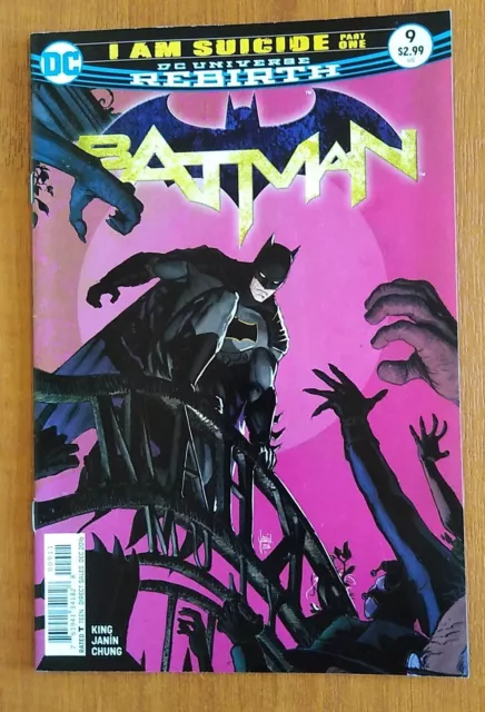 Batman #9 - DC Comics Rebirth 1st Print 2016 Series