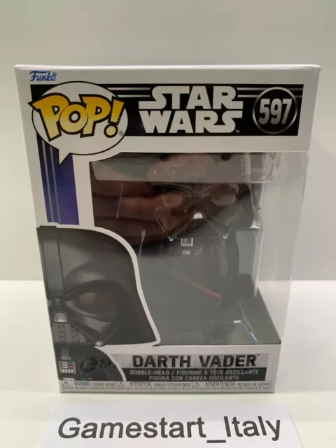 Funko Pop Star Wars Darth Vader 597 Bobble Head Figure New Nuovo