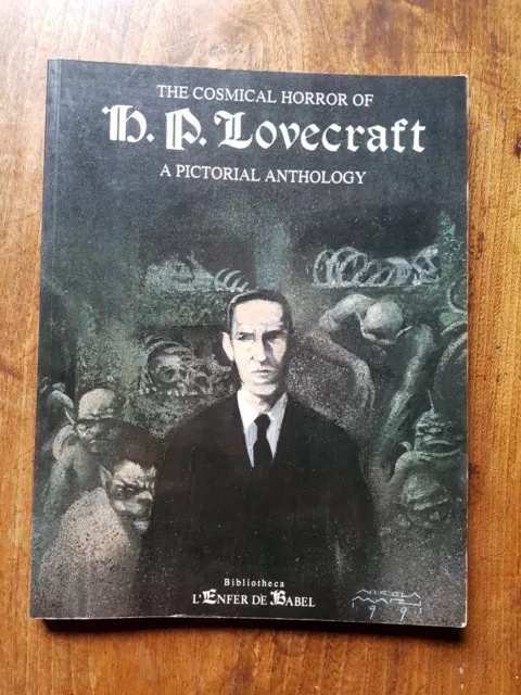 H. P. Lovecraft A Pictorial Anthology Art Book 1991 Glittering Images Italy