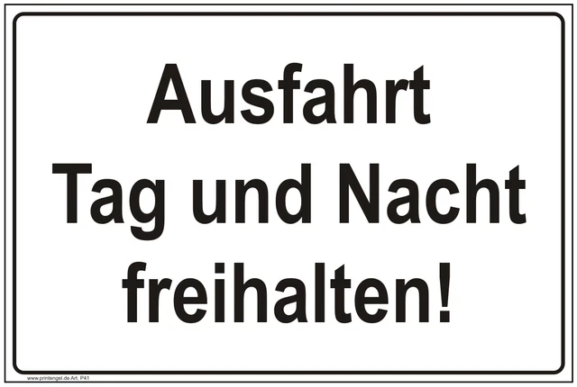Parkverbot Parken Verboten Parkplatz Schilder Parkverbotsschild 60 Varianten ? E - Foto 9