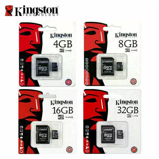 Kingston 4GB 8GB 16GB MicroSD SDHC SD Scheda di Memoria Classe4 TF Card