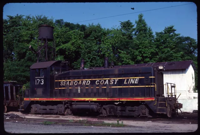 Original Rail Slide - SCL Seaboard Coast Line 173 Richmond VA 6-5-1983