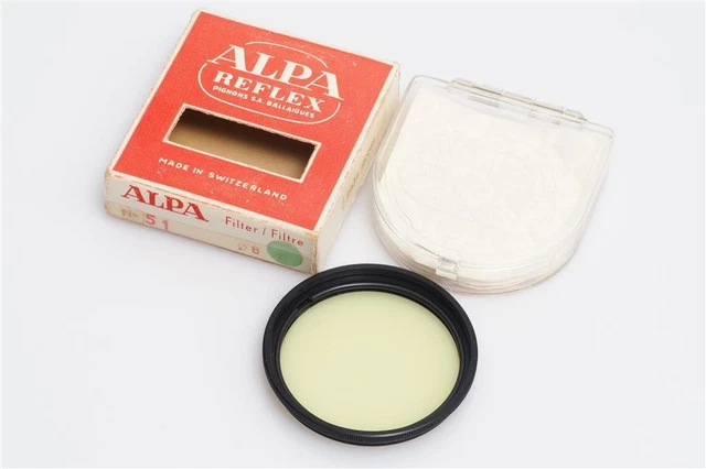 Alpa Filter Type B Filtrabe 51 Pale Green f. Macro Switar 50 (1679760875)