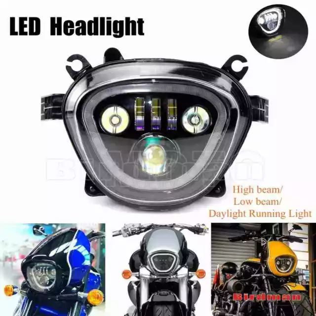 Motorcycle LED Headlight Assembly For Suzuki Boulevard M109R VZR1800 M90 2006-19