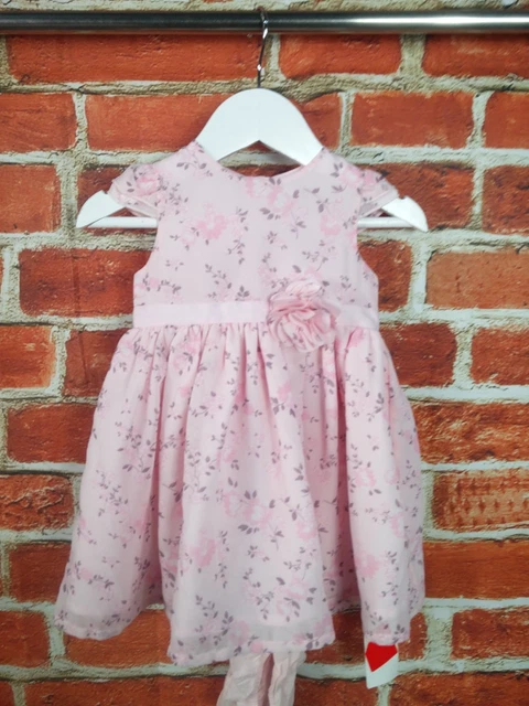 Pacchetto Abiti Bambine Età 6-9 Mesi Next George M&S Set Festa Floreale 74Cm 3