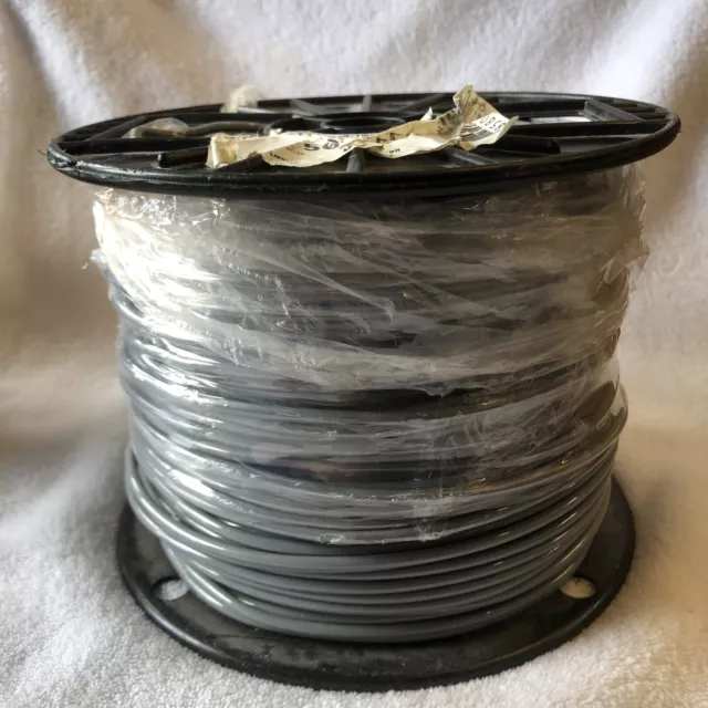 NEW 500 Ft # 12-AWG Solid GRAY Copper THHN/THWN-2 Wire FREE SHIPPING!