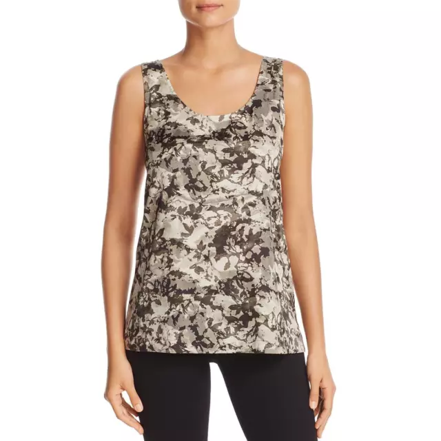 Kenneth Cole New York Womens Green Camouflage Tank Top Shirt XS  9086
