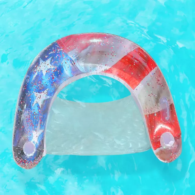 PVC Inflat Air Mattress Floating Sequin Water Recliner Mats Safe for Summer Pool