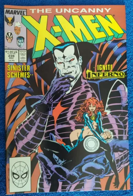 Uncanny X-Men Vol 1 #239 Marvel, 1988. First Mr Sinister Cover! 9.6 Near Mint+!!