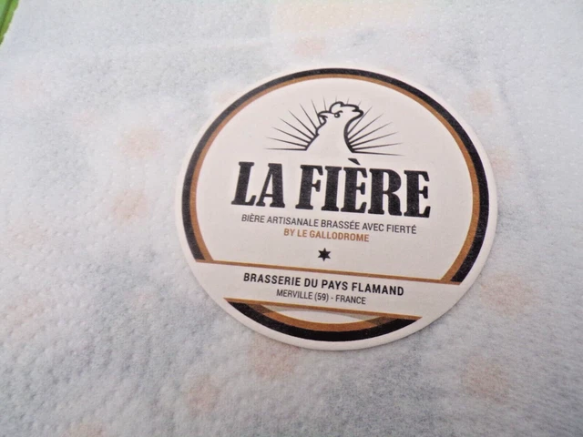 1 Sous Bock Biere La Fiere Brasserie Du Pays Flament Blaringhem