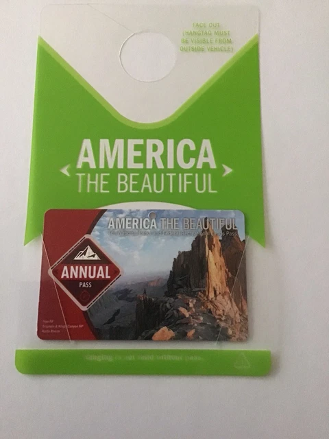 2023-2024 ANNUAL PASS National Parks Service NPS America The Beautiful