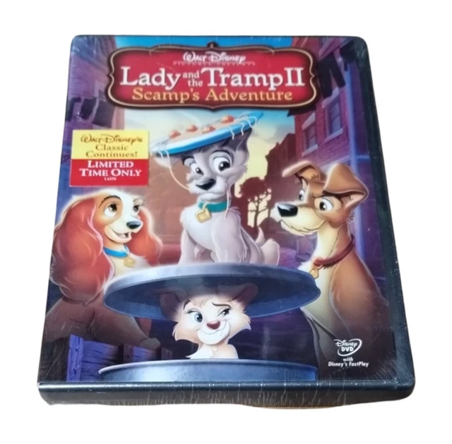 LADY AND THE Tramp II Scamps Adventure (DVD, 2006) New/Sealed 9.50