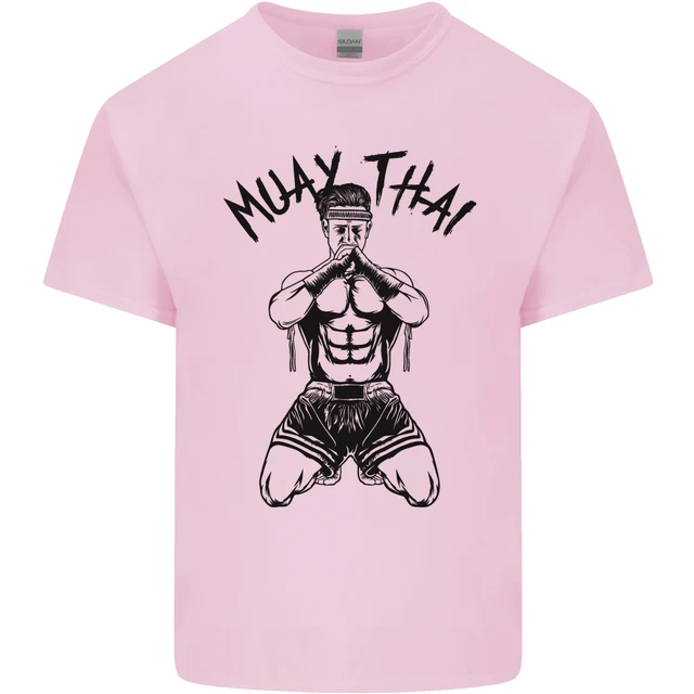 T-shirt top Muay Thai Fighter arti marziali miste MMA da uomo cotone 10