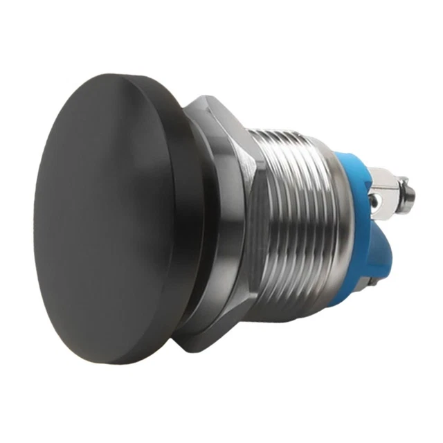 Interrupteur Bouton-poussoir Métallique étanche 16 Mm Auto-réinitialisable - Fabriqué Au Japon