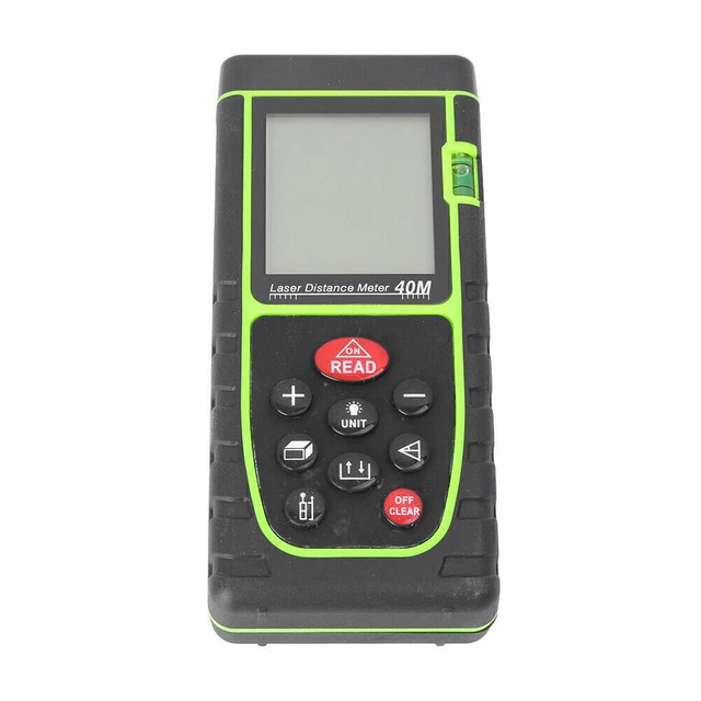 40M/131ft Digital Laser Distance Meter Range Finder Measure Tape Diastimeter