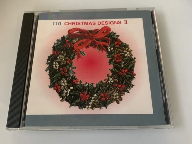 Tarjeta de memoria bordada Janome 110 Christmas Designs II Designs