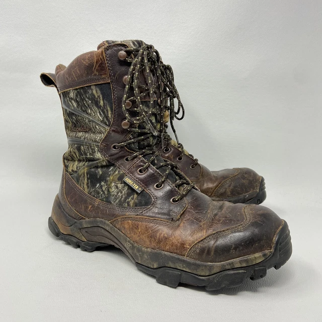CABELAS MENS LEATHER Hunting Camo Boots 812172 Thinsulate Ultra