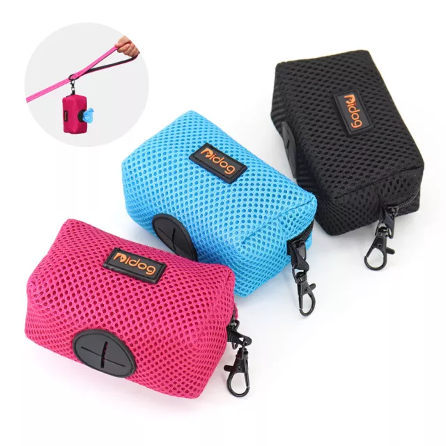 Pet Pouch Dog Poop Bag Container Dispenser Puppy Pick-Up Poo Waste Bags Holder