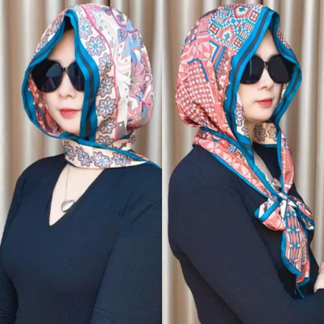 Soie Simulation Chapeau Baotou Doux Foulard Été Turban musulman  Femmes