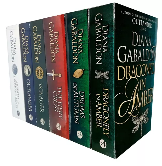 Outlander Serie 6 Bücher Sammlung Set von Diana Gabaldon 1-6 Buch NEU Packung 2