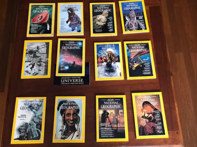 National Geographic Magazines 1983-12 issues with all inserts