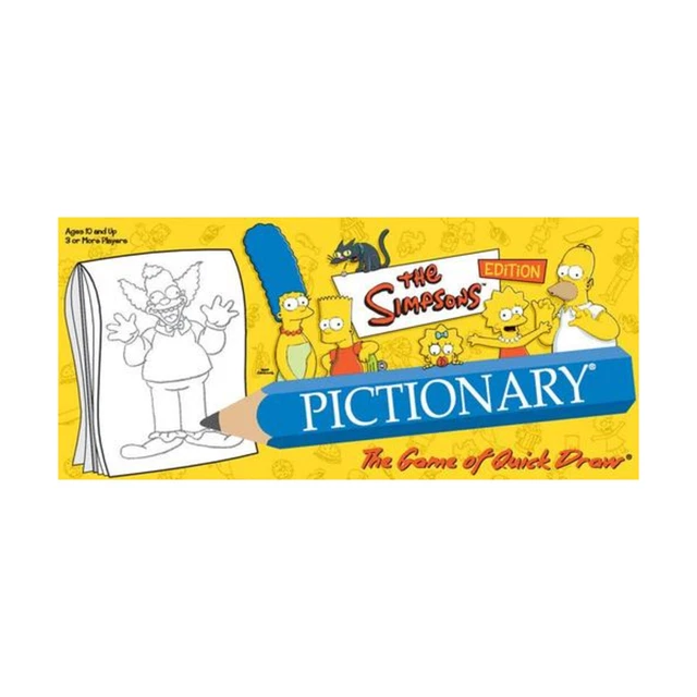 Simpsons Pictionary USAOPOLY BOARD GAME Pictionary - Simpsons Ed Box VG+ £13.22 - PicClick UK