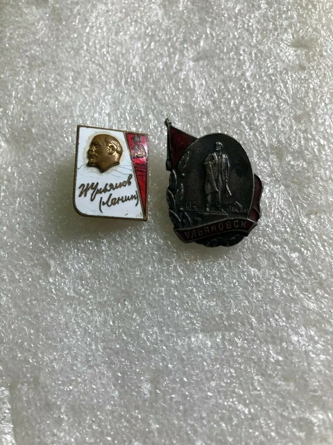 Rare pins badges Communist Propaganda USSR VLADIMIR LENIN enamel