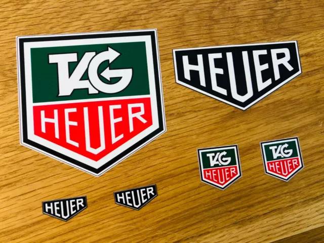 Tag Heuer 6 Pièce Autocollant Sticker Motorsport Youngtimer Rétro Tning OEM Se33