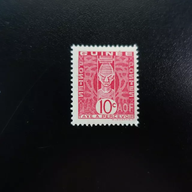 France Colonie Guinée Française Timbre Taxe N°36 Neuf * Mh