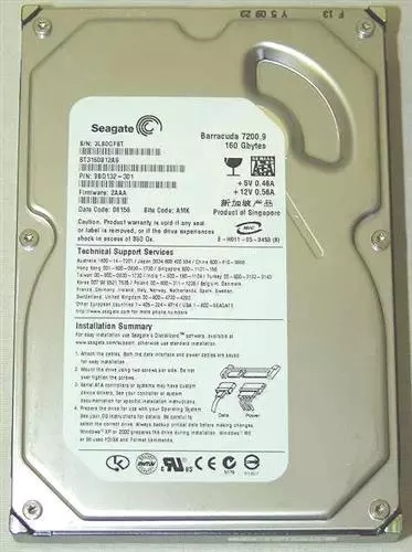 Seagate ST3160812AS 160Gb 3.5" Internal SATA Hard Drive