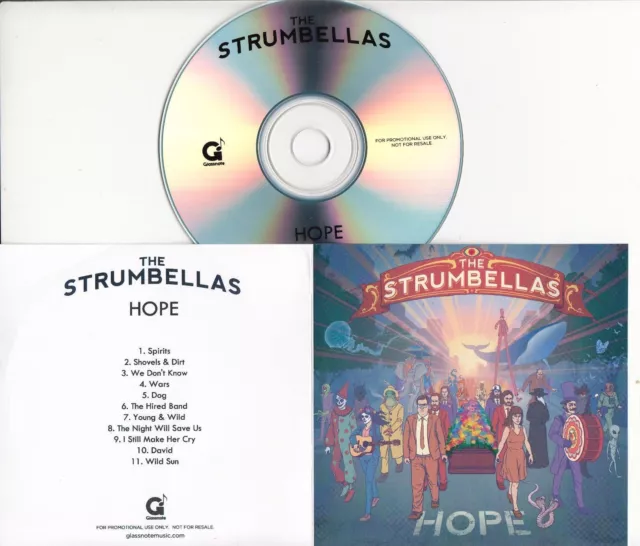 The Strumbellas Hope Rare 11 Track Promo Cd