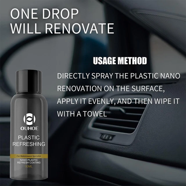 Nano Plastic Refreshing Coating Plastic Revitalizing 2023 Agent Coating E3D4