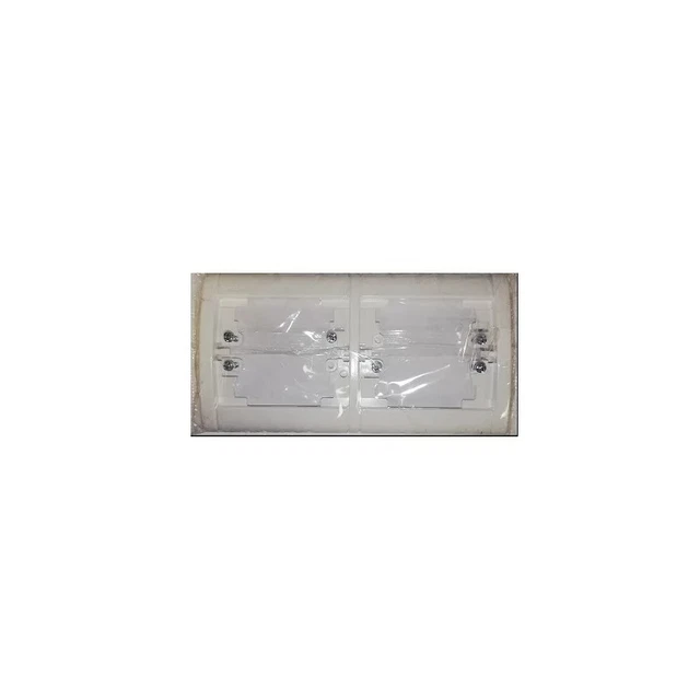 Plaque Verticale Double Legrand Sagane Opalis Blanc 85001 - Prise/interrupteur, Occasion En Bon état