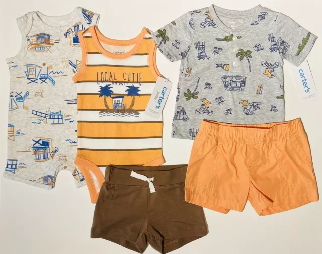 New Baby Boy Clothes 3 Months Shorts Set 3 Months Romper Carters Lot