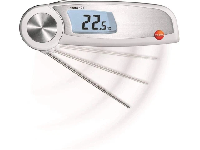 Testo 104 - Waterproof Folding Food Thermometer (Part Number 0563 0104)