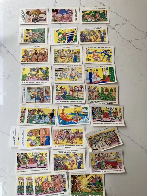 26 X Vintage Saucy Seaside Comic Postcard Constance Series (30 With Duplicates)
