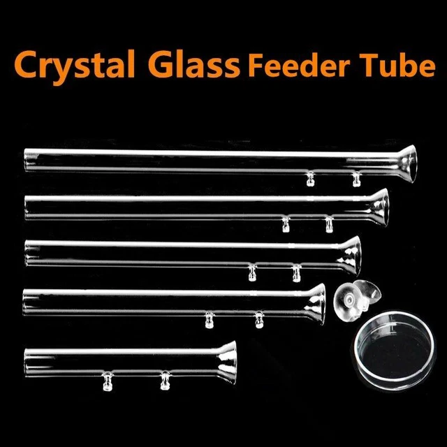 Fish Tank Shrimp Feeding Tube Food Feeder Dish Cup Container Aquarium Accessory