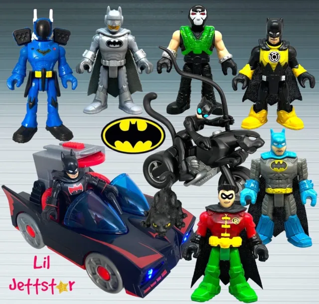 IMAGINEXT BATMAN DC Justice League Used 3" Mini Figures Loose *Please Select*