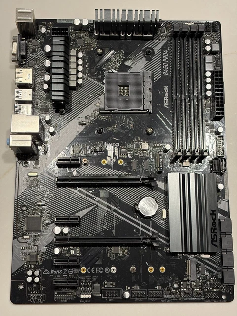 R2 Asrock B450 Pro4 Micro Atx Am4 Motherboard R2 Asrock B450m Pro4