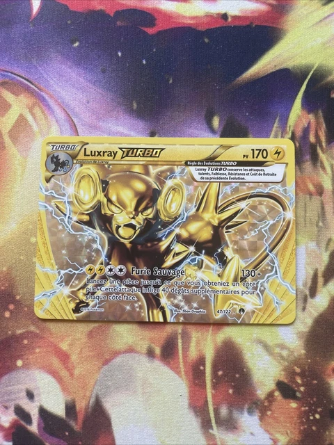 Carte Pokémon Luxray Turbo 47/122 - Édition 2016 - Très Bon état