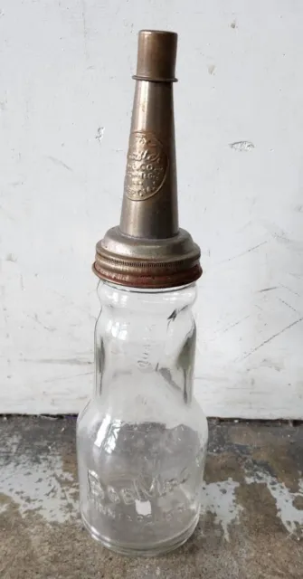 Boe MFC CO. Antique Reproduction Glass Oil Jar
